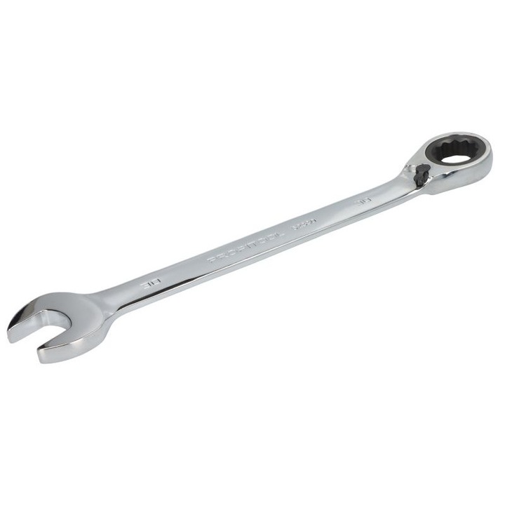 Cheie combinata cu clichet PROFITOOL, 32 dinti, deschidere cheie 30 mm TOP 80