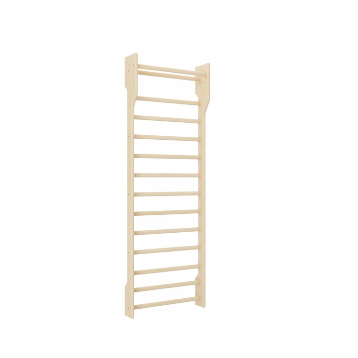 Spalier gimnastica Dremar, lemn de fag, 250x65cm, set montaj inclus