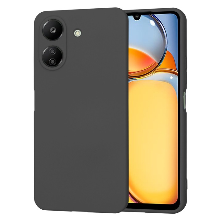 Védőtok Xiaomi Redmi 13C 4G/Poco C65, Cipsir Protect, SoftFlex, D61, szilikon, mélysötét