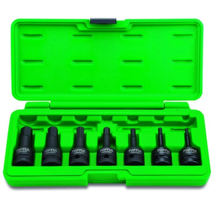 7 darab cső alakú készlet és homogén pneumatikus ütőfejek