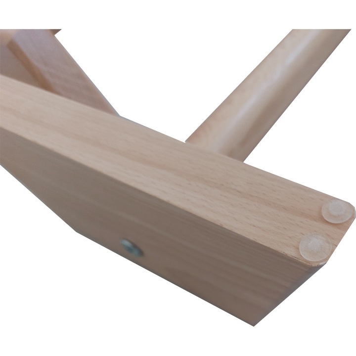 Set 2 manere pentru flotari DREMARSPORT, lemn de fag, baza antiderapanta, 30cm