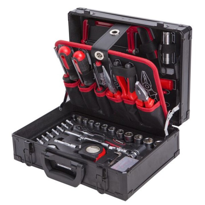 Trusa de 114 chei multifunctionale MAMMOOTH, dimensiune tubulara 1/4 inch, 3/8 inch