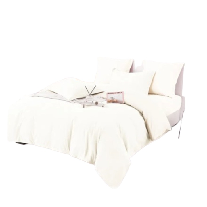 Lenjerie finet, 6 piese, Pucioasa, Alb, 235 cm x 250 cm