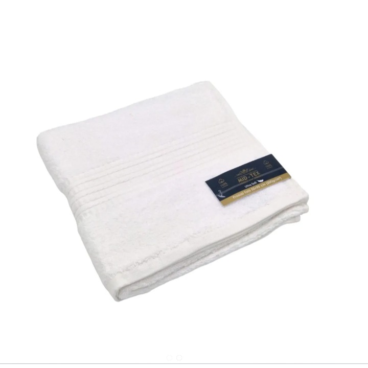 Кърпа за лице, модел PK, 50х90 см, 100% памук, бяла