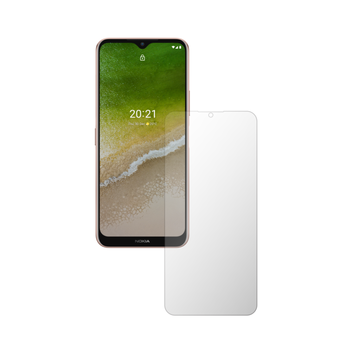 Комплект от 2x iSkinz протектор за екран за Nokia G50 - пълно изрязване, невидим Skinz HD, ултра-прозрачен силикон с пълно покритие, залепващ и гъвкав