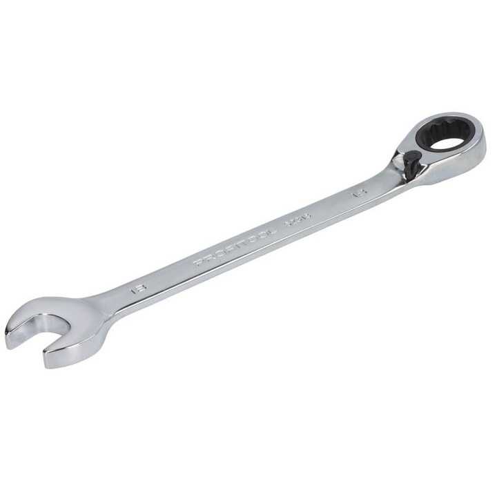 Cheie combinata cu clichet PROFITOOL, 32 dinti, deschidere cheie 18 mm