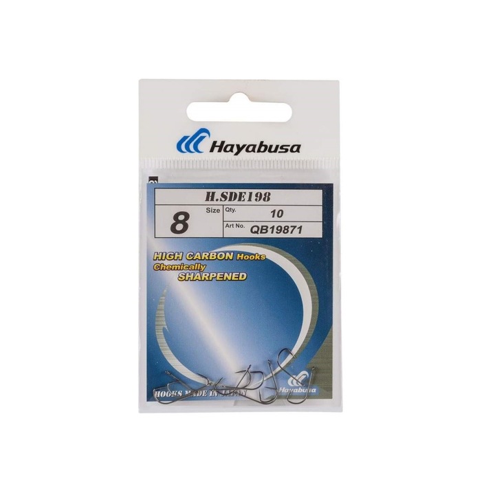 Hayabusa H.SIDE 198 horgászhorog készlet, 10 db, 8-as méret
