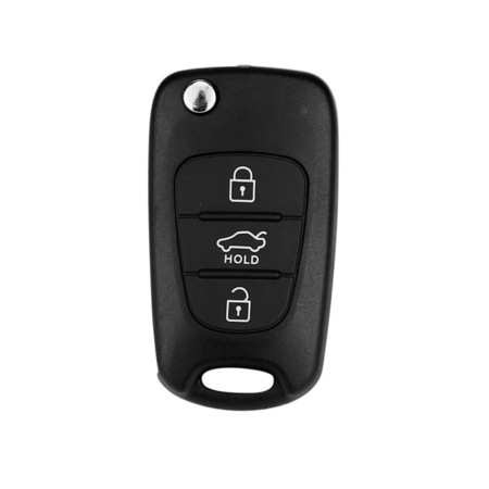 DEWIN Custodia Sostitutiva Per Chiave Auto - Custodia Pieghevole Per Chiave Auto A 3 Pulsanti Custodia Protettiva Per Chiave Remota Compatibile Con I20 I30 I35 Ix20 Ix35 82755430 - Foto 8