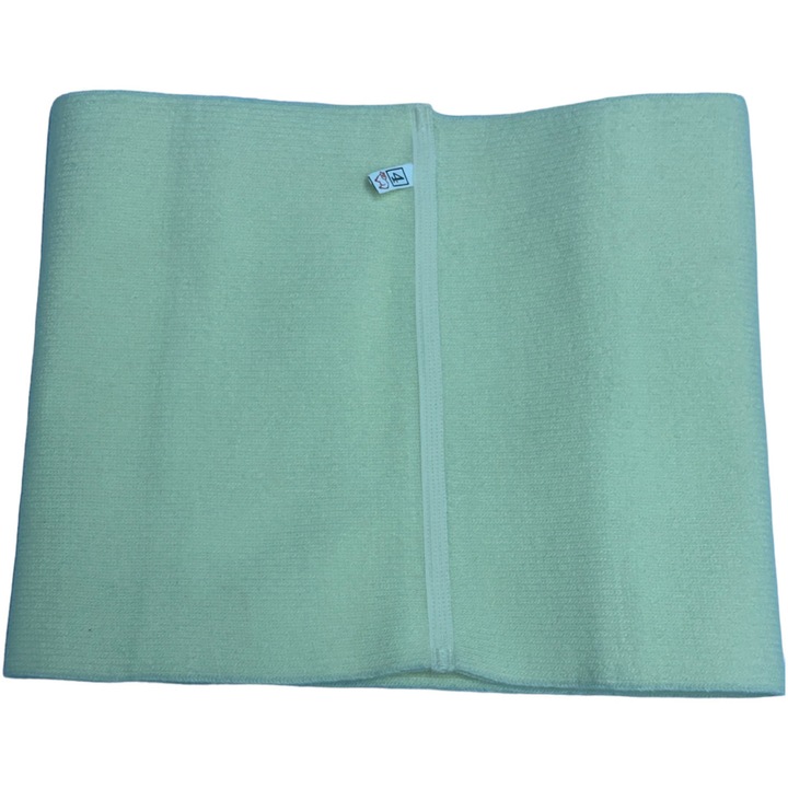 Centura medicala lombara abdominala, elastica, postoperatorie postnatala dupa nastere, prevenire ameliorare hernie de disc, Brau medicinal natural din lana Sanitayaki, marimea 6, circumferinta 95 - 105 cm