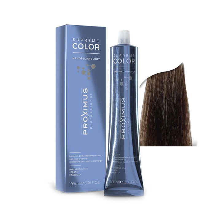 Vopsea de par Proximus Supreme Color Nanotechnology, 8.1, 100ml