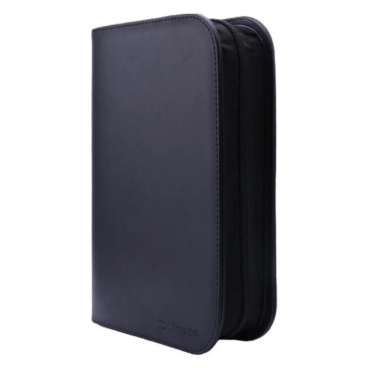 Organizator pensule machiaj, DUCARE, Piele ecologica, Impermeabil, 171 x 262 x 46 mm, Negru