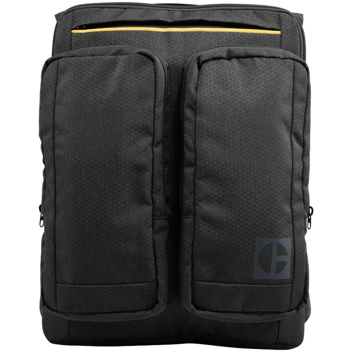 CATERPILLAR kód - Quest Commuter hátizsák, 420D hatszögletű anyag, 2 külső zseb - fekete