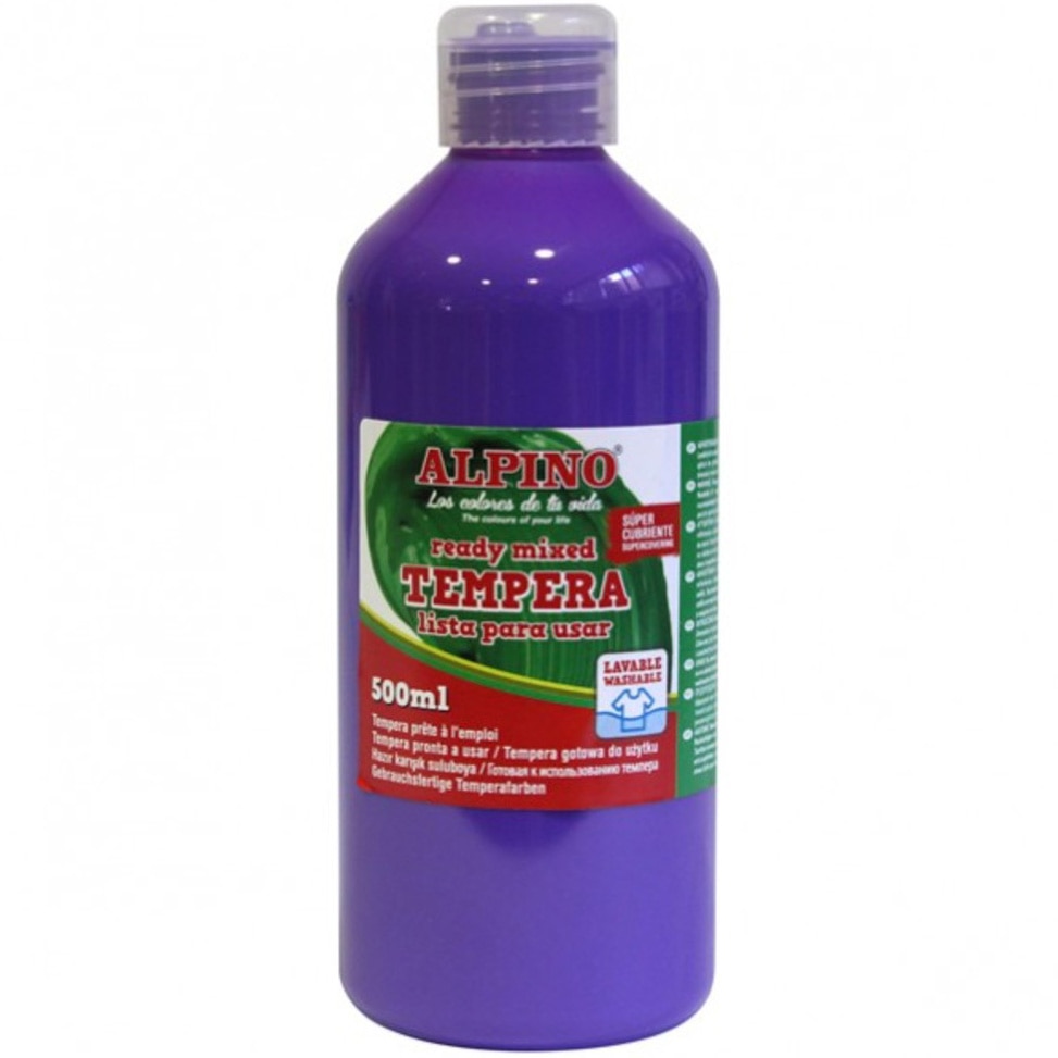 Tempera lavabila, 500ml, Alpino - mov
