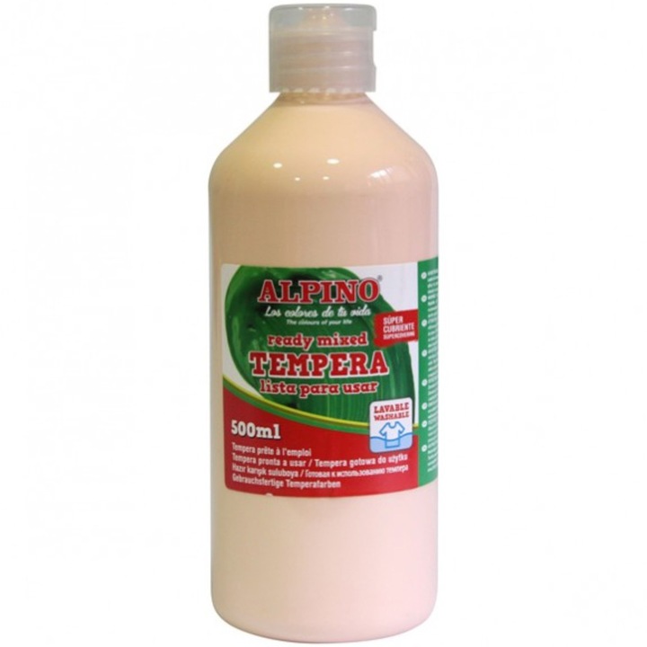 Tempera lavabila, 500ml, Alpino - roz