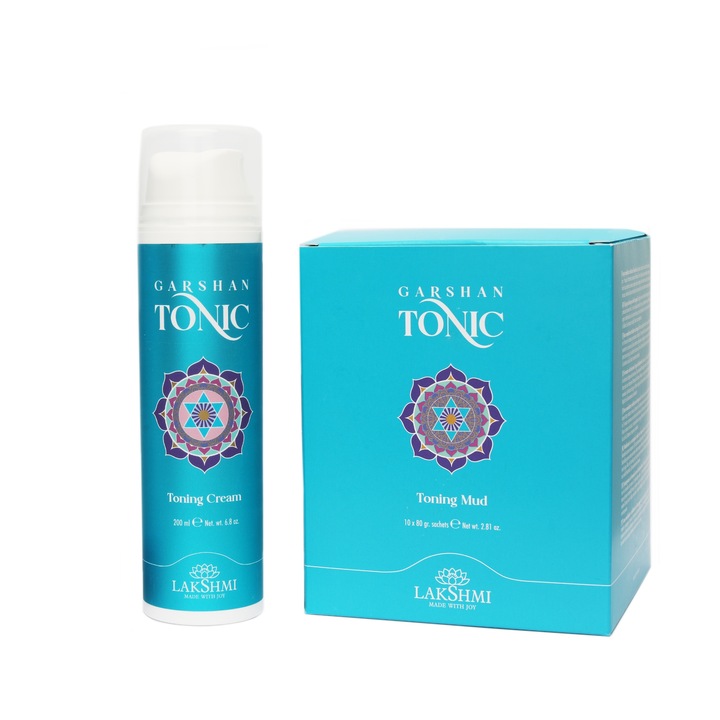 Set 2 produse anticelulitice 1000 ml pentru celulita moale si fara tonus, Lakshmi, eco-bio