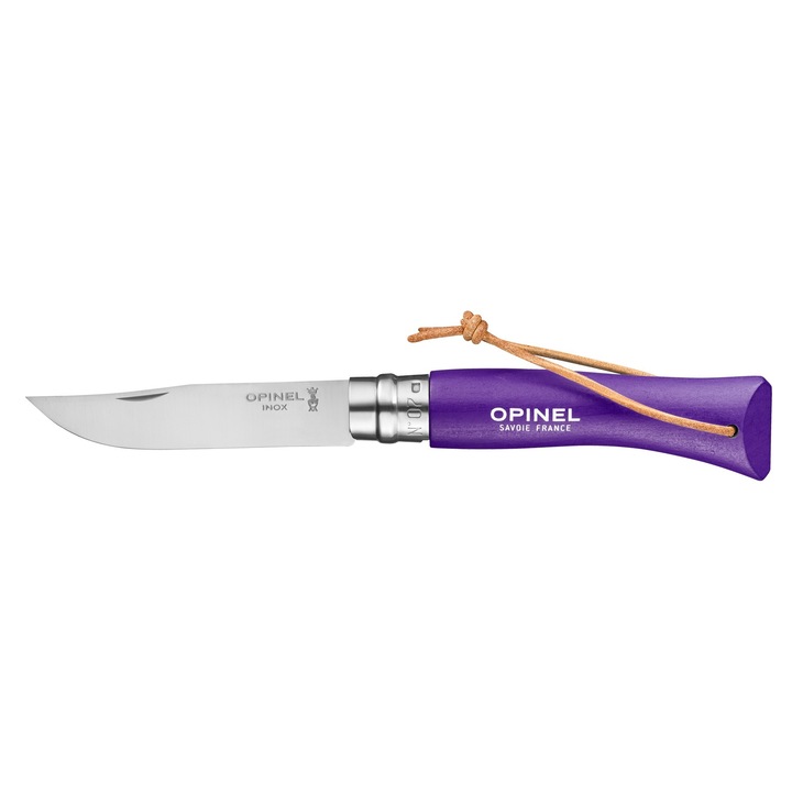 Cutit de buzunar N07, inox, 8cm, Violet - Opinel