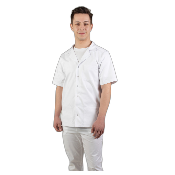 Halat Medical Raul, Alb, S