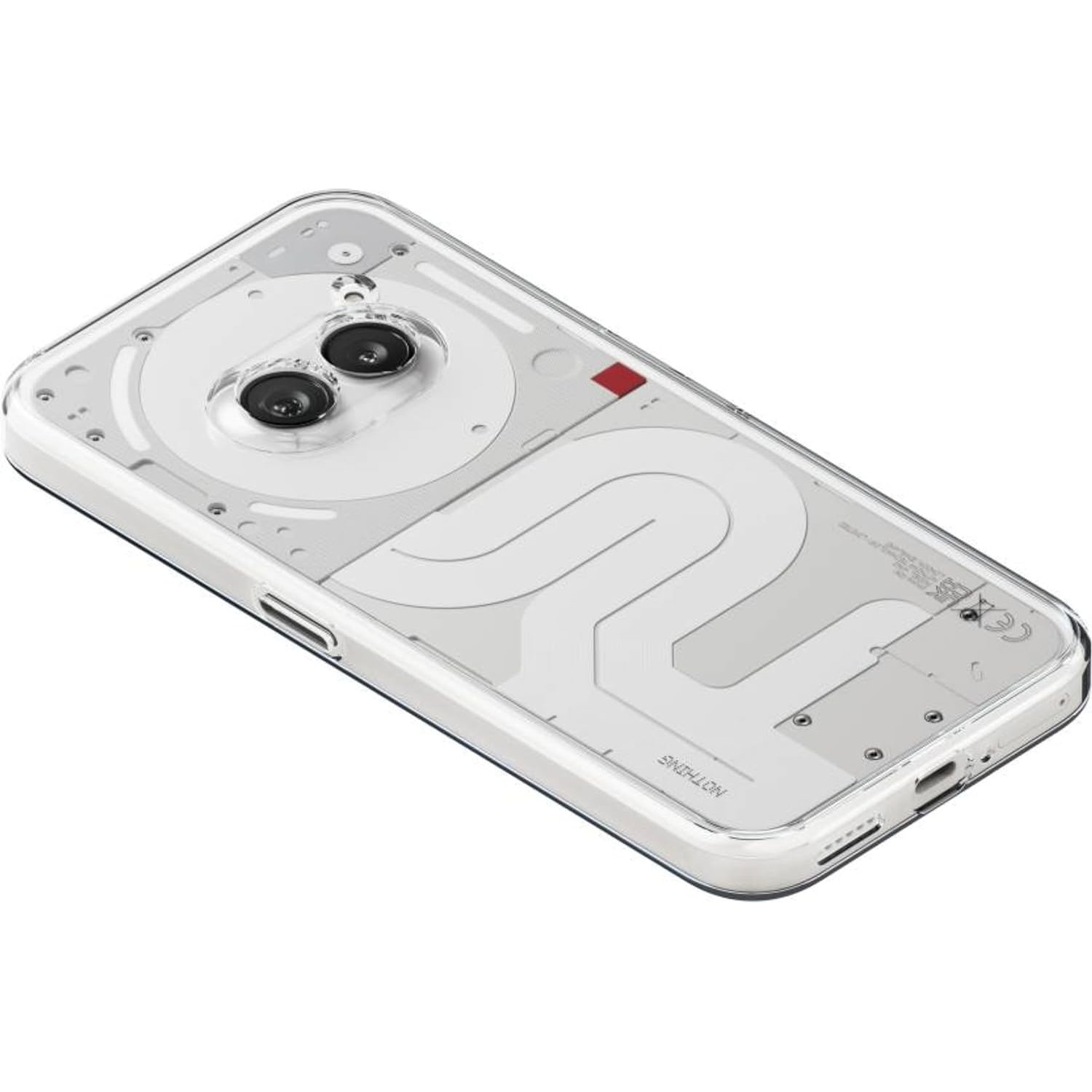 Husa protectie Mat-Tech compatibila cu Nothing Phone 2A, Anti-soc, 2MM, Protectie Camera, Decupaje Precise, Rezistenta la impact, Margini ridicate pentru protectia ecranului, Transparenta
