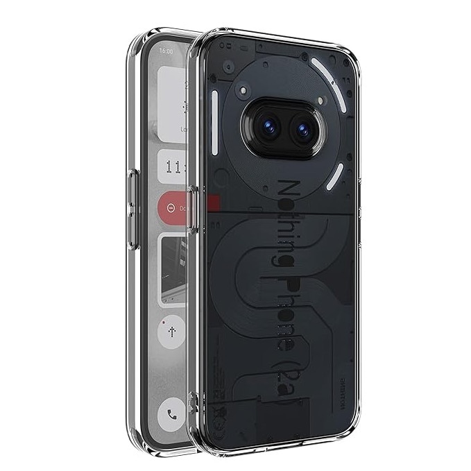 Husa protectie Mat-Tech compatibila cu Nothing Phone 2A, Anti-soc, 2MM, Protectie Camera, Decupaje Precise, Rezistenta la impact, Margini ridicate pentru protectia ecranului, Transparenta