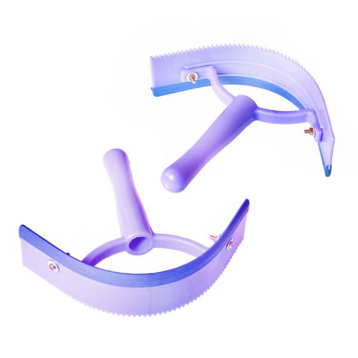 Racleta de apa semicirculara Start, Plastic, Albastru deschis