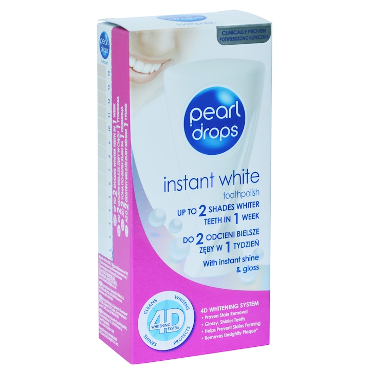 Паста за зъби Pearl Drops Instant White & Shine, 50 мл