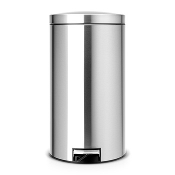 Cos gunoi inox cu pedala Twin 2 x 20 l Brabantia Cos gunoi inox cu pedala Twin 2 x 20 l Brabantia
