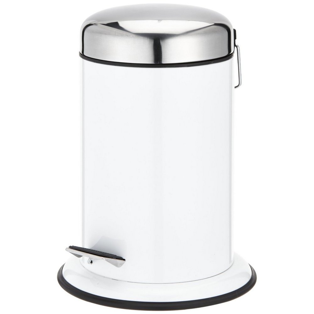 Cos gunoi inox cu pedala Retoro 3 l alb Wenko