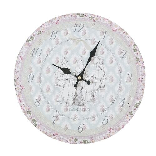 Ceas Daphne's Diary Ø29 cm, Clayre&Eef