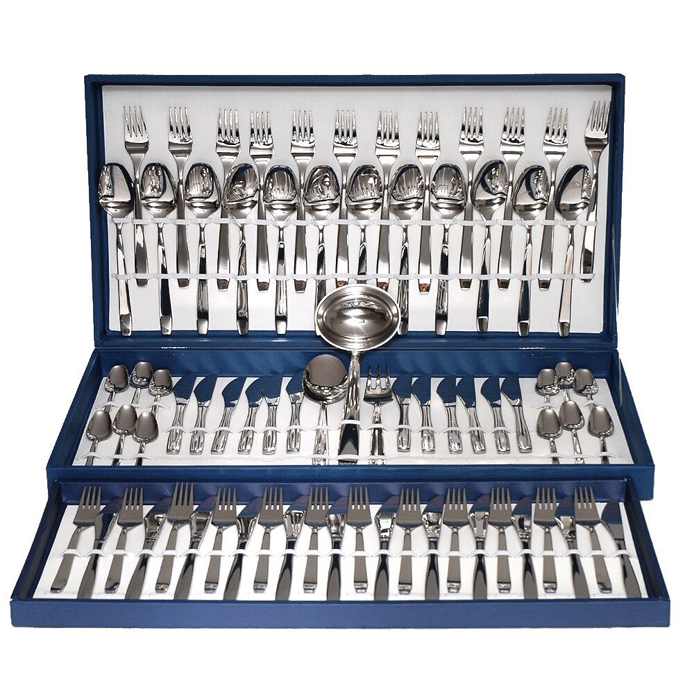 Set tacam Tackle, Inoxriv, 72 piese, cutie cadou