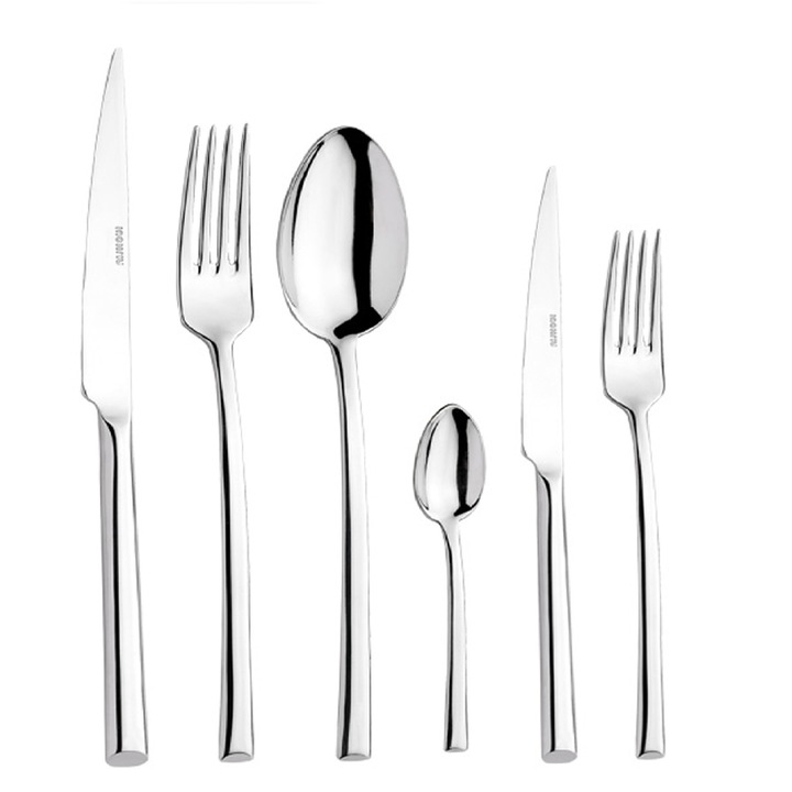 Set tacam Medea, Inoxriv, 72 piese, cutie lux