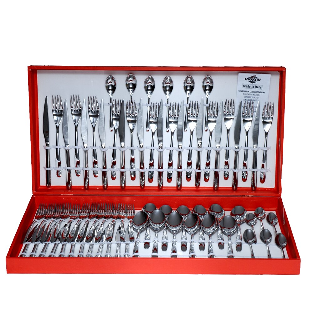 Set tacam Ottocento, Inoxriv, 72 piese, cutie lux