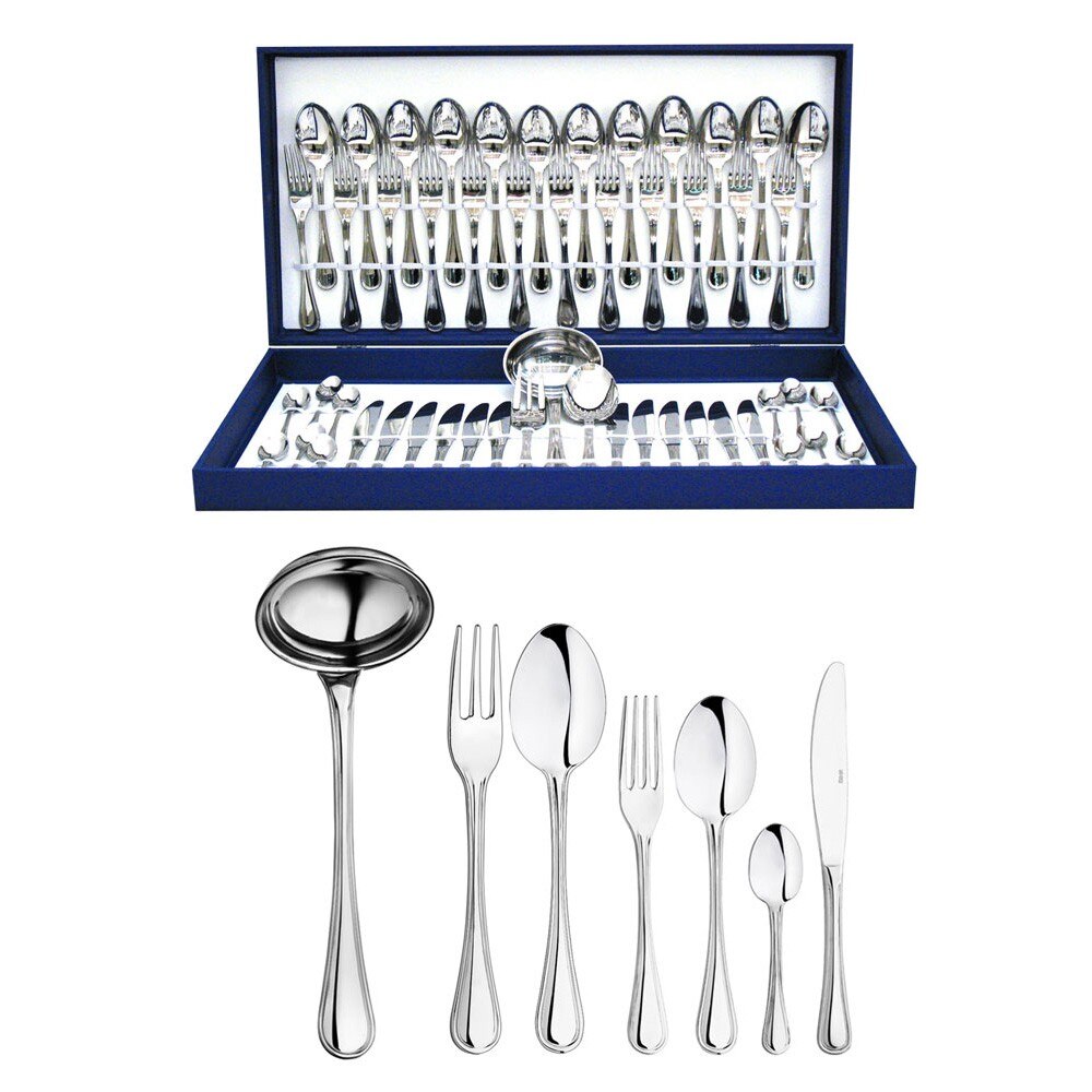 Set tacam Rugiada, Inoxriv, 51 piese, cutie lux