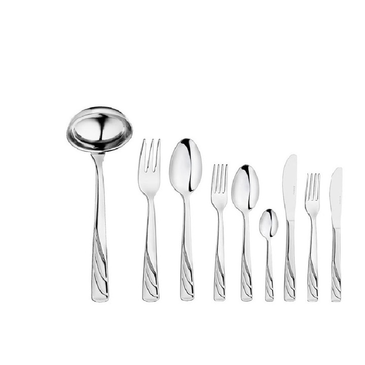 Set tacam Aries, Inoxriv, 75 piese, cutie lux