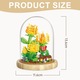 Set de constructie QttvbTna, blocuri in forma de buchet, multicolor, 13.6x11.6cm