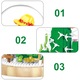 Set de constructie QttvbTna, cuburi multicolor, 13.6x11.6cm