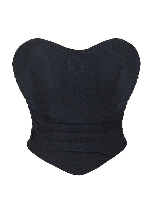 Корсет QttvbTna, полиестер, черен, размери L-3XL