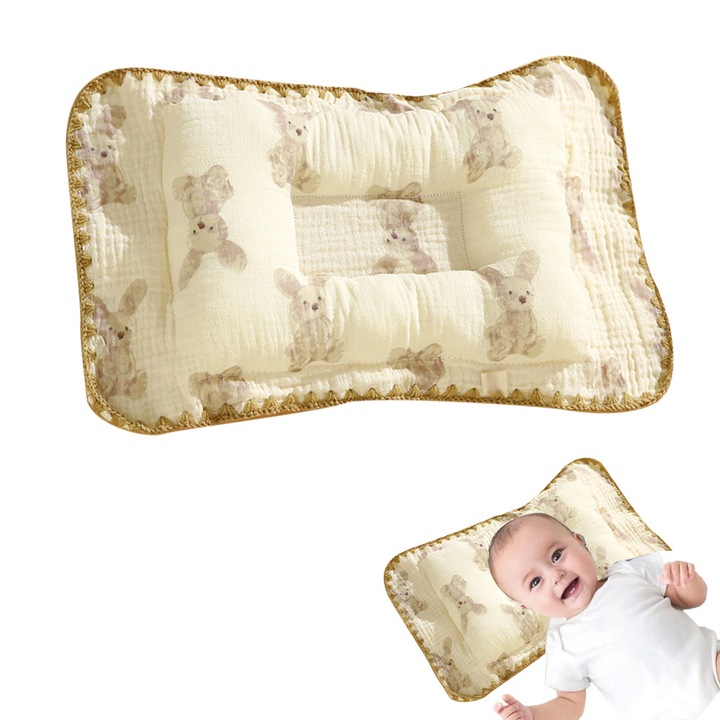 Perna bebelusi HERUSI, bumbac, 40x25cm, portabila, model ergonomic