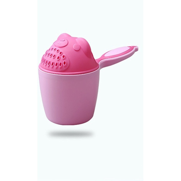 Бебешка чаша за къпане, QttvbTna, розова, 9,5x10,7 см