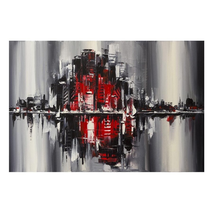 Картина на платно, Градски пейзаж, 70 x x100 см