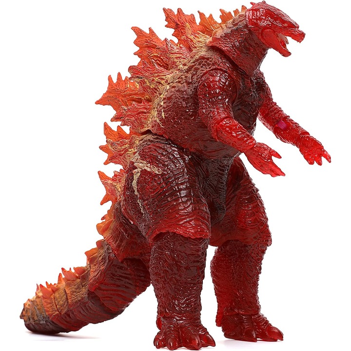Figurina QttvbTna Godzilla, articulatii flexibile, 30cm, rosu