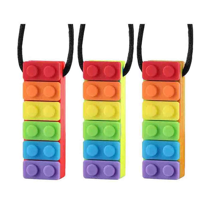 3 db fogzós QttvbTna játék készlet, szilikon, többszínű