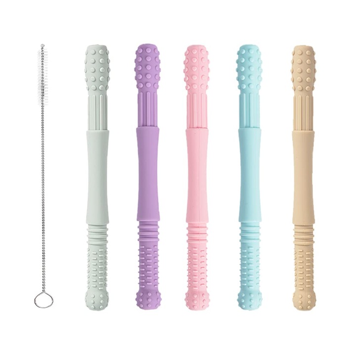 QttvbTna fogzási játékkészlet, szilikon, többszínű, 17cm