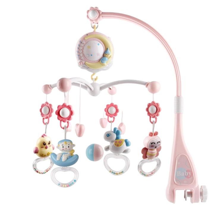 Babakörhinta, QttvbTna, Műanyag, Fények és Zene, Távirányító, 23,5 x 59 cm, Többszínű