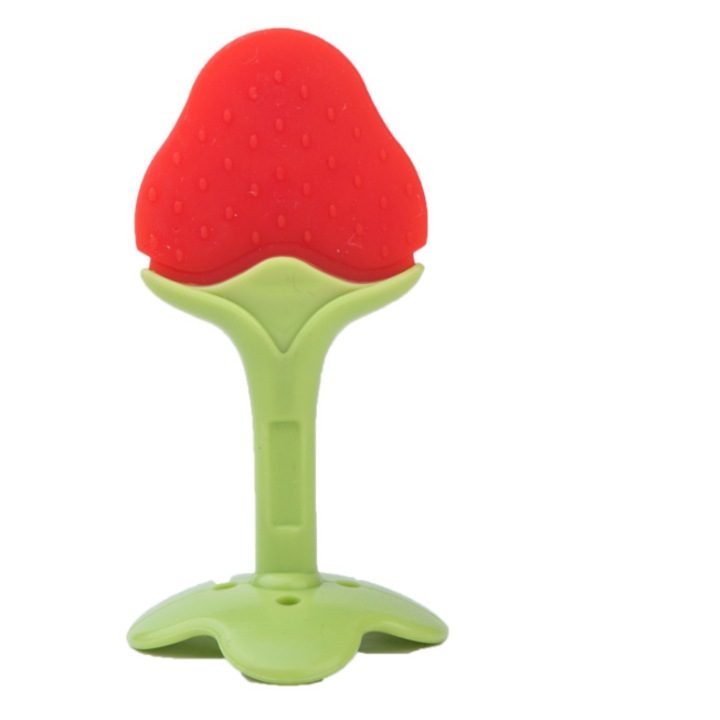 Fogzási játékok, QttvbTna, szilikon, ergonomikus kialakítás, piros/zöld