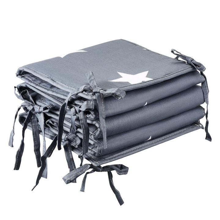 QttvbTna предпазна преграда за легло за бебета, защита за глава, памук