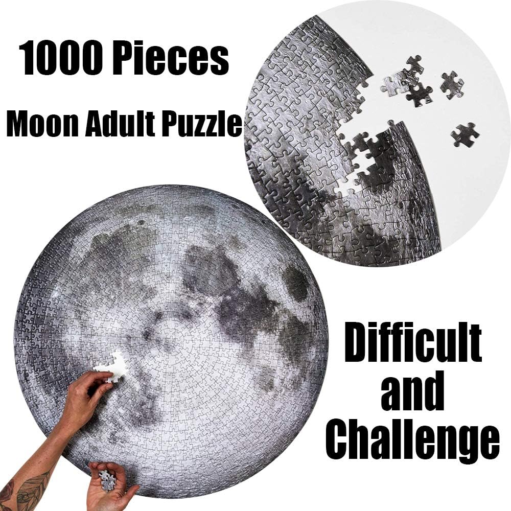 1000-Teile Rundes Regenbogen Puzzle – Kreativ, Farbverlauf, Schwer, Für Erwachsene
