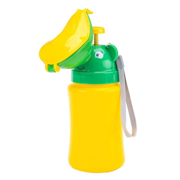 Hordozható bili, QttvbTna, szivárgásmentes, szoros fedél, 380 ml, beltéri és kültéri használatra