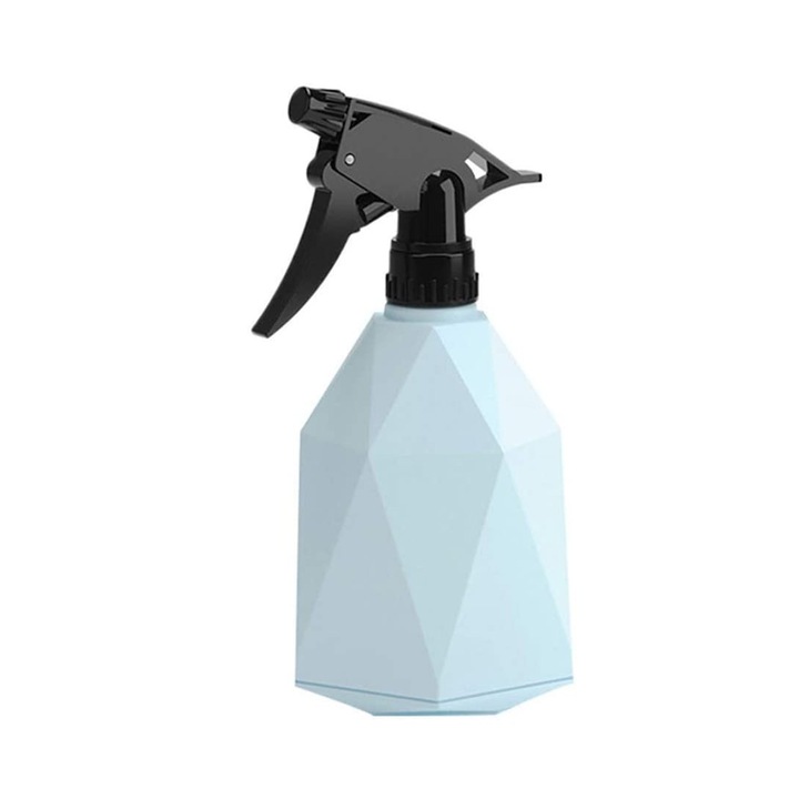 Sticla pulverizator, design geometric, reglabil, verde, 600ml