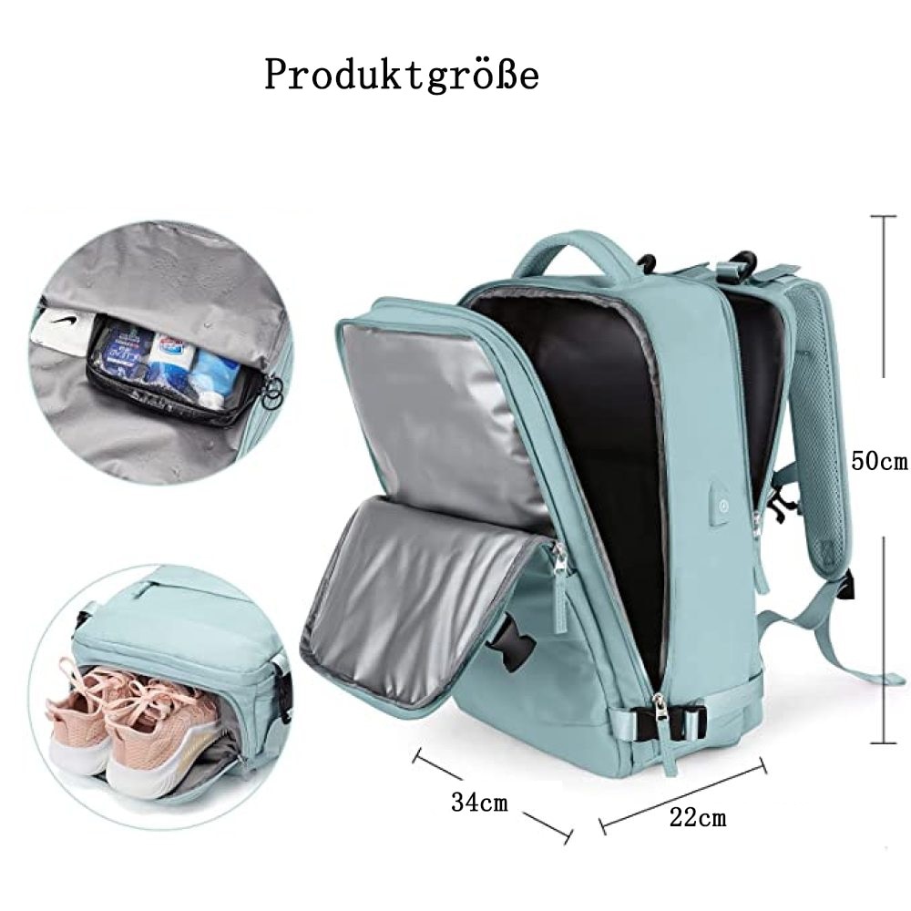 Rucsac de laptop, Poliester, 15.6 inch, Albastru
