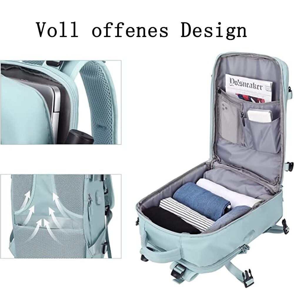 Rucsac de laptop, Poliester, 15.6 inch, Albastru